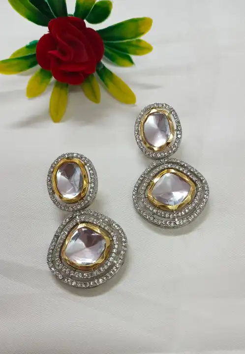 Folic stone earrings uploaded by business on 6/13/2023