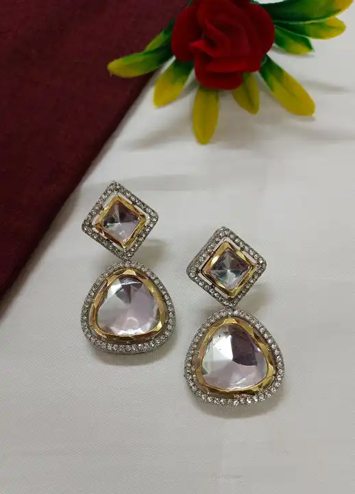 Folic stone earrings uploaded by RR Collection on 6/13/2023