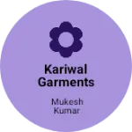 Business logo of Kariwal garments