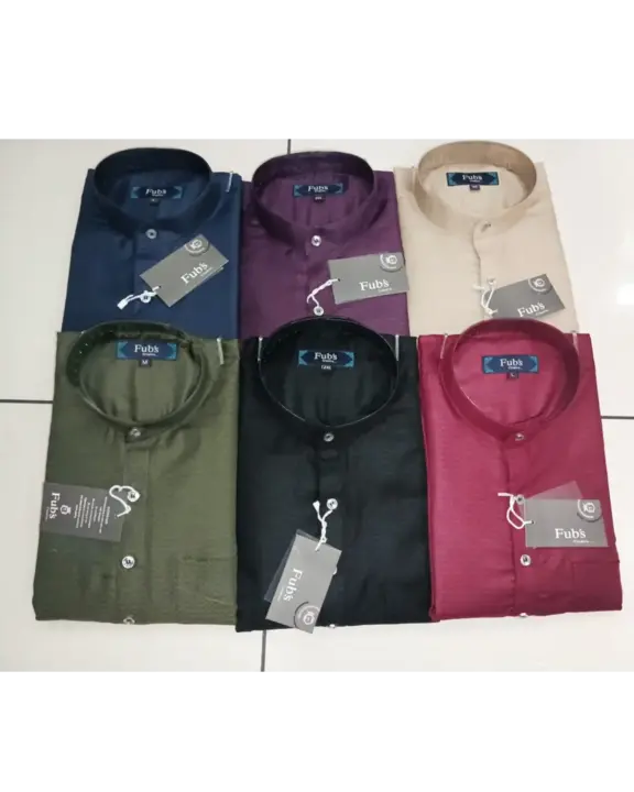 Fancy ban collar kurta pajma  uploaded by Shirts and kurta pajma  on 6/13/2023