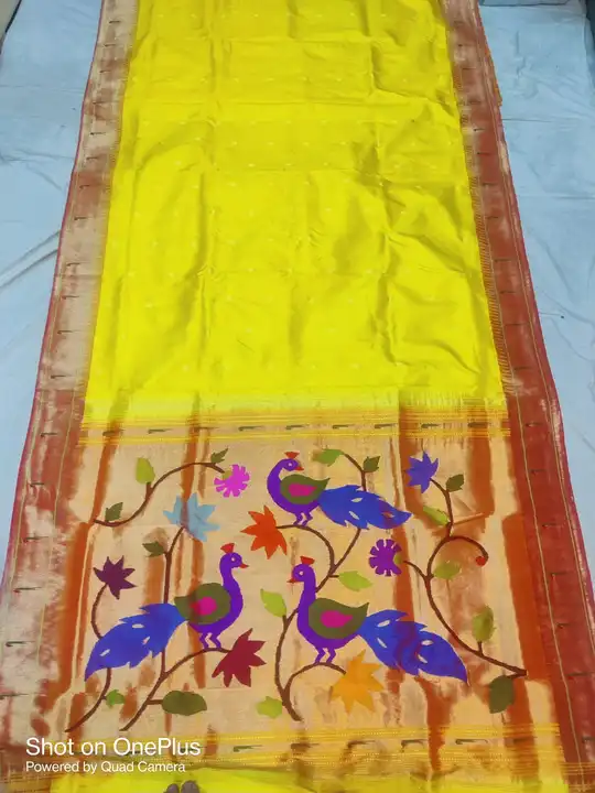 Pure silk paithani  uploaded by business on 6/13/2023