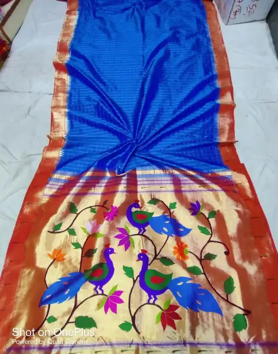 Pure silk paithani  uploaded by Vishwas Paithani on 6/13/2023