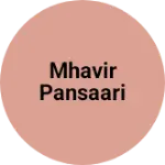 Business logo of Mhavir pansaari