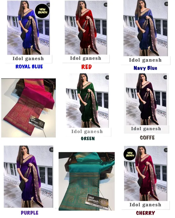 Post image 🔔 *BRAND :- KP CREATION*  🔔

                🔱 *KP - 3047* 🔱

*FABRIC : SOFT LICHI SILK CLOTH.*

*DESIGN : BEAUTIFUL RICH PALLU &amp; JACQUARD WORK ON ALL OVER THE SAREE.*

*BLOUSE : EXCLUSIVE JACQUARD BORDER.*

   😍 *PRICE ONLY  :  450+$ /-* 😍

 ➡️ *100% BEST QUALITY* ⬅️

👌 *Once Give Opportunity , Coustomer Satisfaction Is Our Goal*