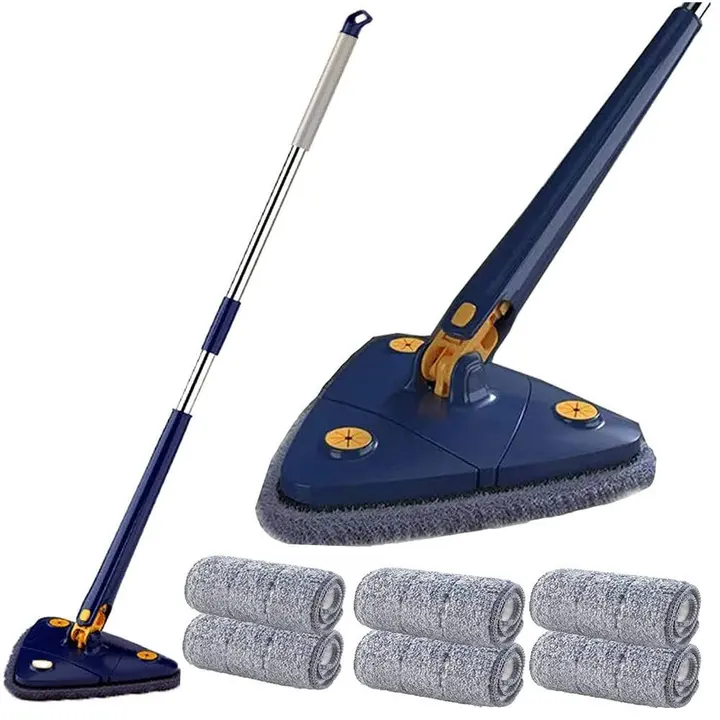 Triangle Mop with Stainless Steel Long Handle uploaded by Zeenat Store on 6/13/2023