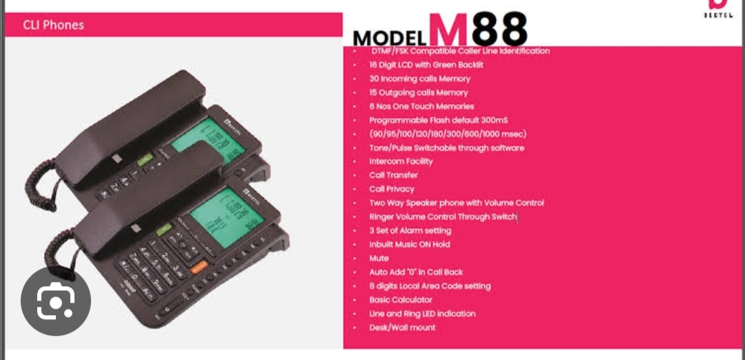 Post image Hey! Checkout my new product called
Beetel M88 Plan Phone, For Office, Wired.