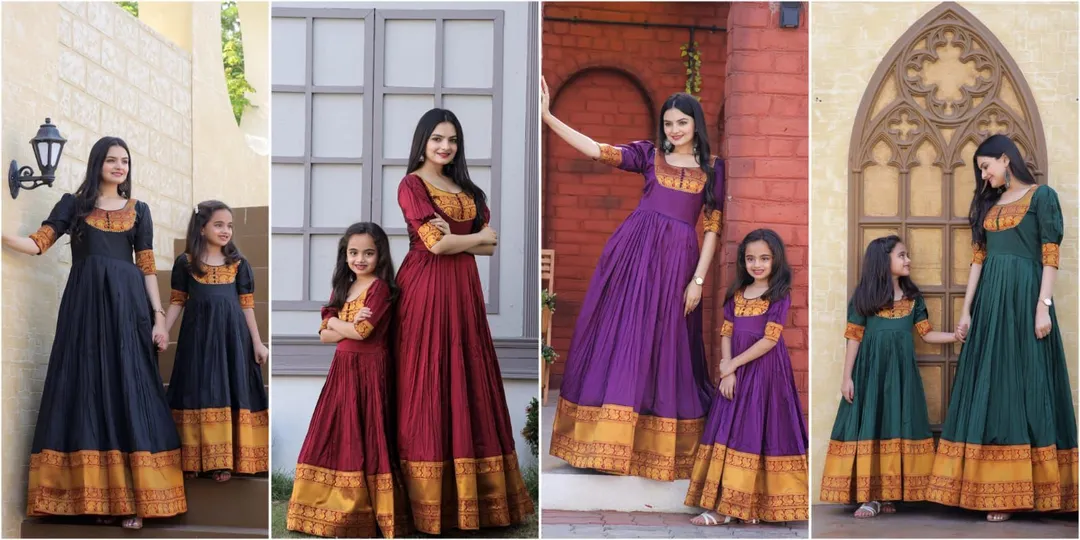 Mother daughter dresses lb uploaded by pink Rose fashion Store  on 6/13/2023