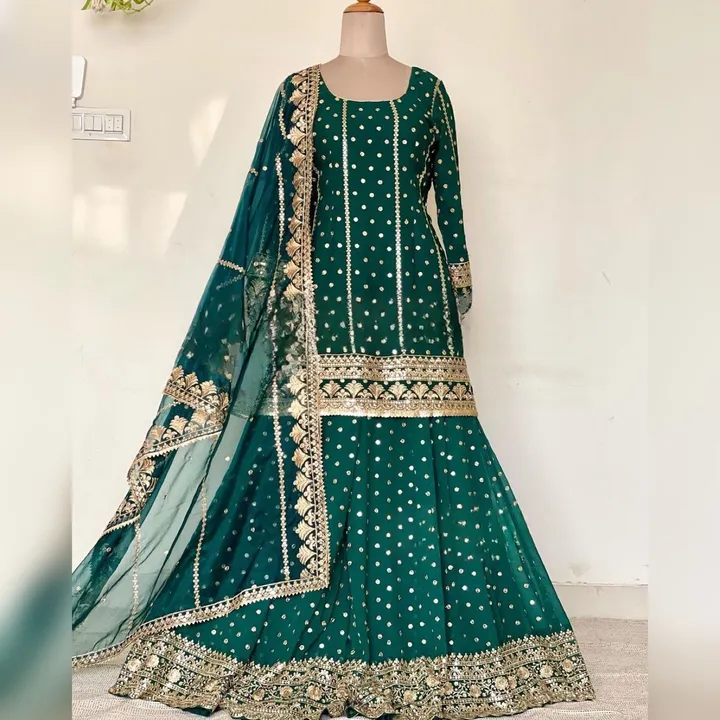 *(NF-1084)* 💕👌

👉👗*Launching New Designer Party Wear Look New Top-Lehenga and Dupatta With Heavy uploaded by A2z collection on 6/13/2023