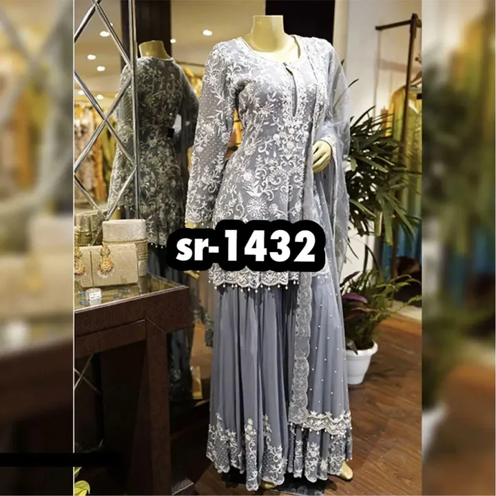 👗💥*Launching New Đěsigner Party Wear Look Top Plazzo With Dupatta* 💥👗

*sr-1432*

🧵*Fabric Deta uploaded by A2z collection on 6/13/2023