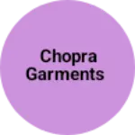Business logo of Chopra garments