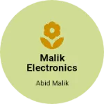 Business logo of Malik electronics