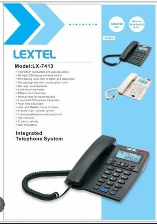 Lextel LX-7413 Speaker caller id phone uploaded by Shaksham Inc. on 6/13/2023