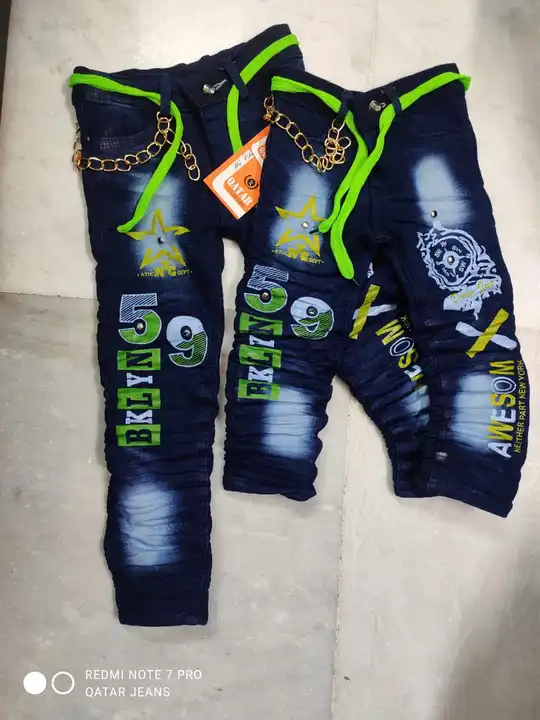 Kids Funky Jeans 20×36 Size uploaded by Bengal Solution Point on 6/13/2023