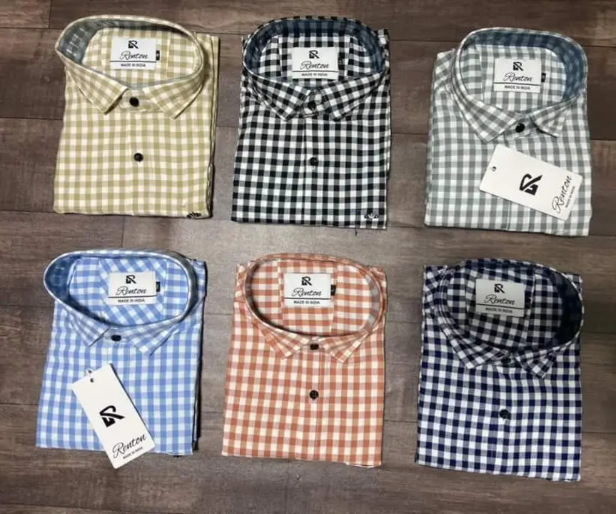 Polo OXFORD chex uploaded by Renton shirts on 6/13/2023