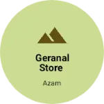 Business logo of Geranal store