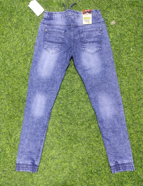 Stylish Blue Denim Joggers  uploaded by Bajrang Garments on 6/13/2023