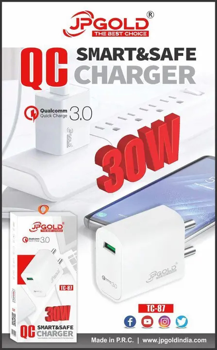 चार्जर 65 वाट 1 घंटे में 90 परसेंट चार्जिंग uploaded by Charger ka data cable on 6/13/2023