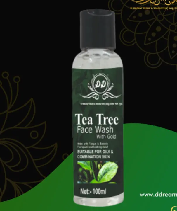 Post image Tea-Tree Facewash
.⭐💥👉 BENEFITS ⭐💥💥
👉 Anti-inflammatory and antimicrobial
... Cleaber and dogged pores and
inflemes skin
  ..Cols down irritated skin, redness and swelling
.. Combots Acne marks and scars