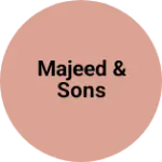 Business logo of Majeed & Sons
