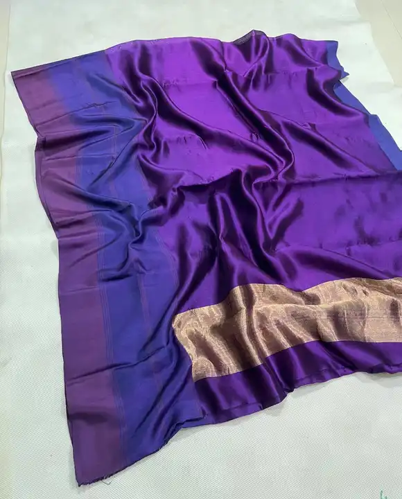 *Exclusive pure handwoven pattu silk  fancy Chanderi saree* 

Allover plane body with beautiful cont uploaded by Chanderi handloom saree on 6/13/2023