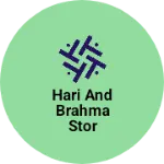 Business logo of Hari and Brahma stor
