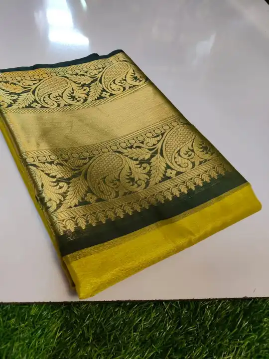 Banarasi lemon tissue saree uploaded by Aabdin silk creation  on 6/14/2023