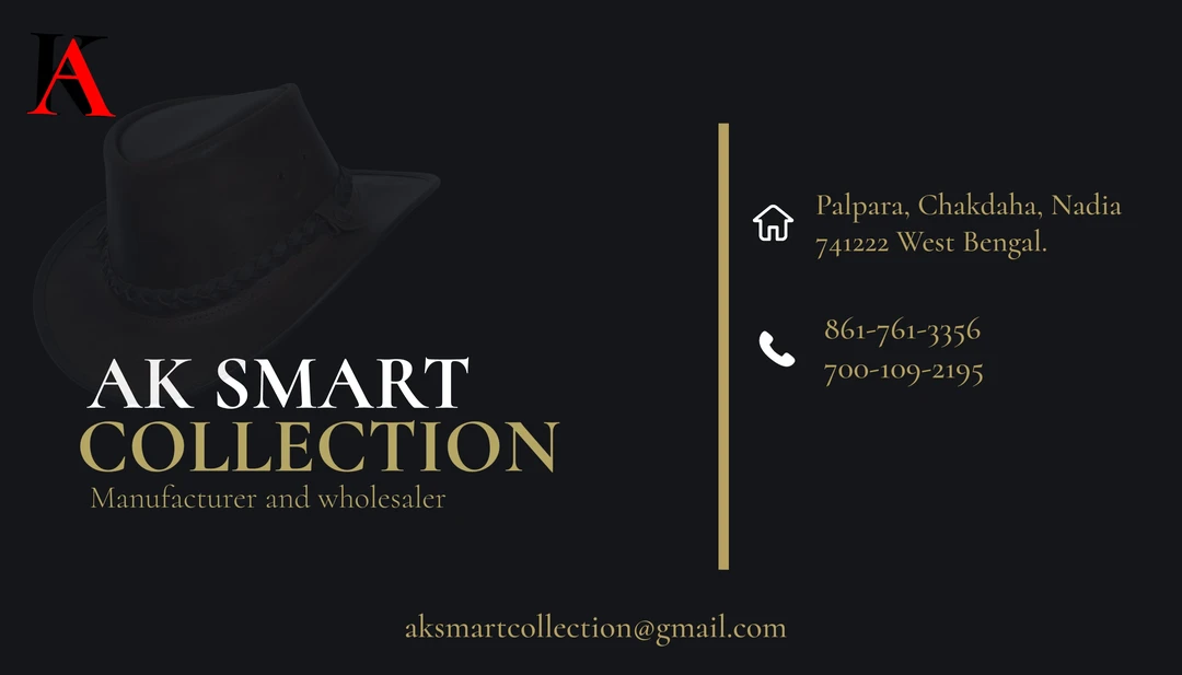 Visiting card store images of AK SMART COLLECTION