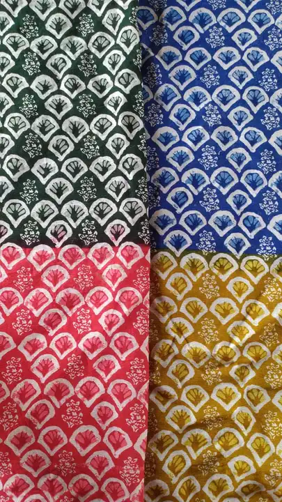 Cotton printed fabric for Kurtis set uploaded by Ajanta Prints on 6/14/2023