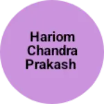 Business logo of Hariom Chandra Prakash