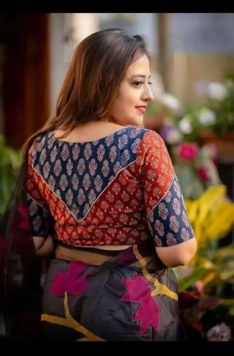Embroidery blouse cotton ajrak blouse uploaded by RUPAM FASHION on 6/14/2023