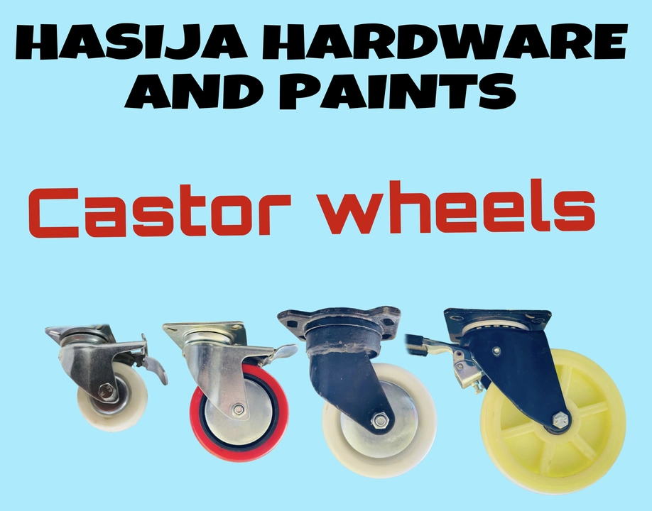 Castor wheels all types uploaded by Hasija hardware and paints on 6/14/2023