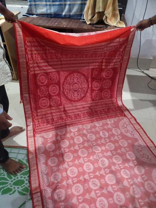 Pure Sambalpuri pata saree  uploaded by Mahavir saree shop on 6/14/2023