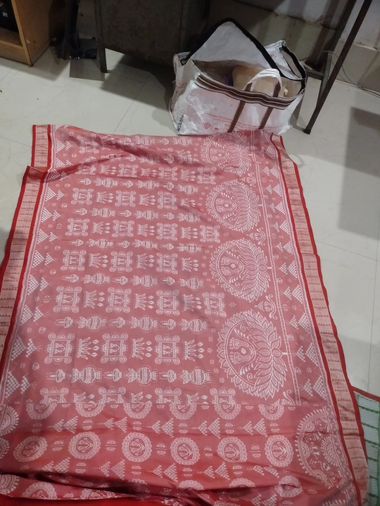 Pure Sambalpuri pata saree  uploaded by Mahavir saree shop on 6/14/2023