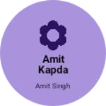 Business logo of Amit kapda dukan