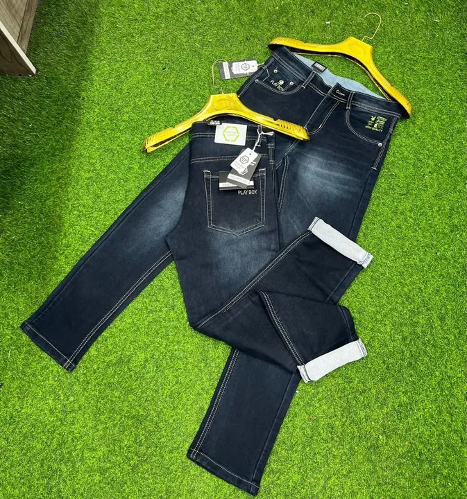 Men's Heavy Cotton By Cotton Jeans Pent uploaded by Jai Mata Di Garments on 6/14/2023