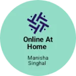Business logo of Online at home