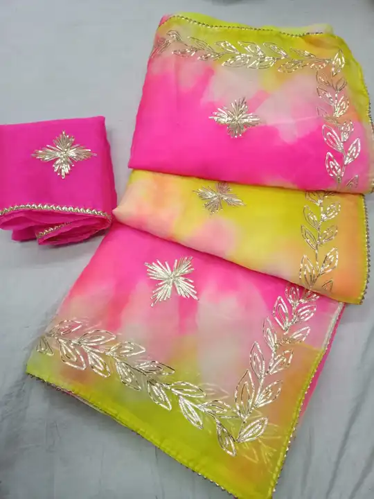 Product uploaded by Jaipuri wholesale gotta patti kurtis nd sarees on 6/14/2023