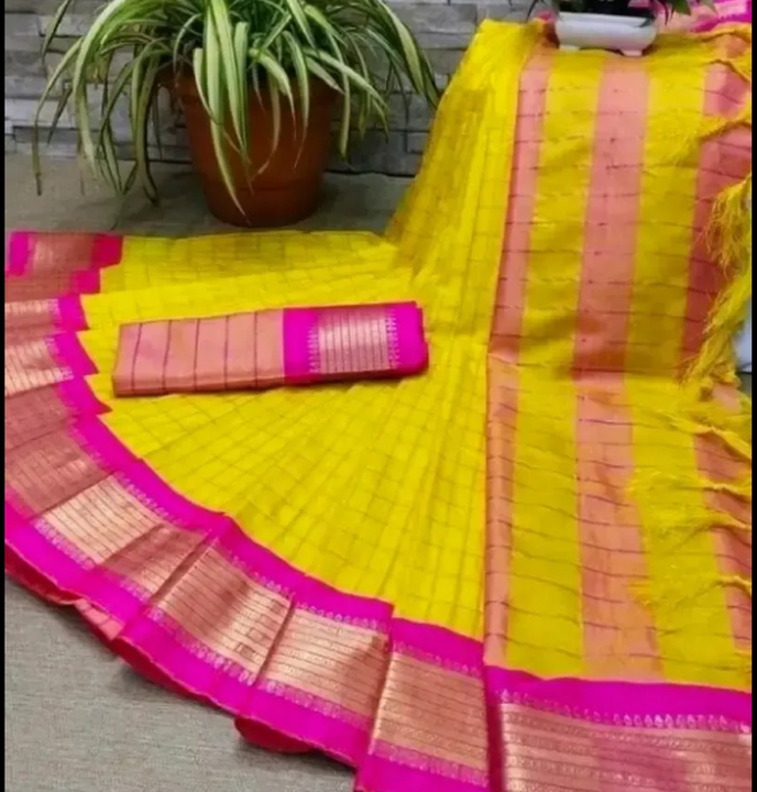 Cotton silk Jacquard Saree  uploaded by Krivastra on 6/14/2023