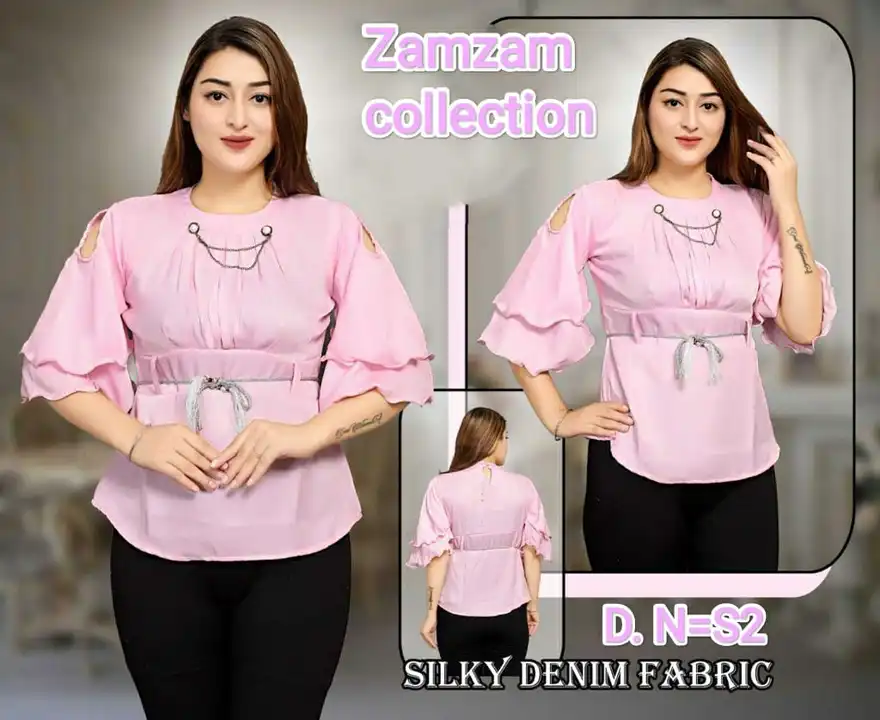 Silky denim uploaded by Zamzam collection on 6/14/2023