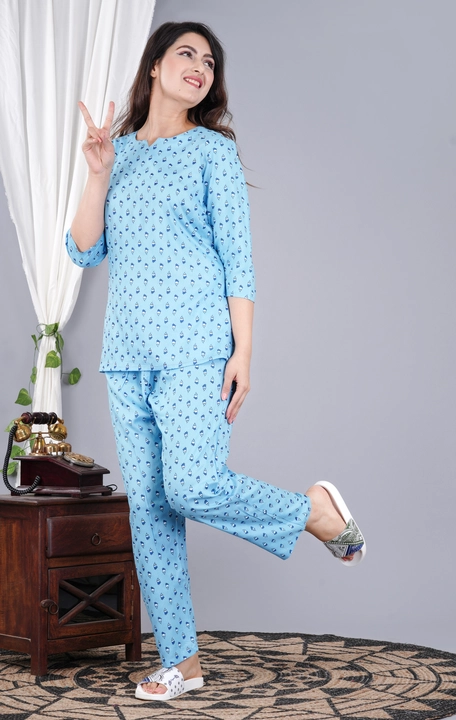 Trendy woman and girls printed night suit  uploaded by Love care ❤️  on 6/14/2023