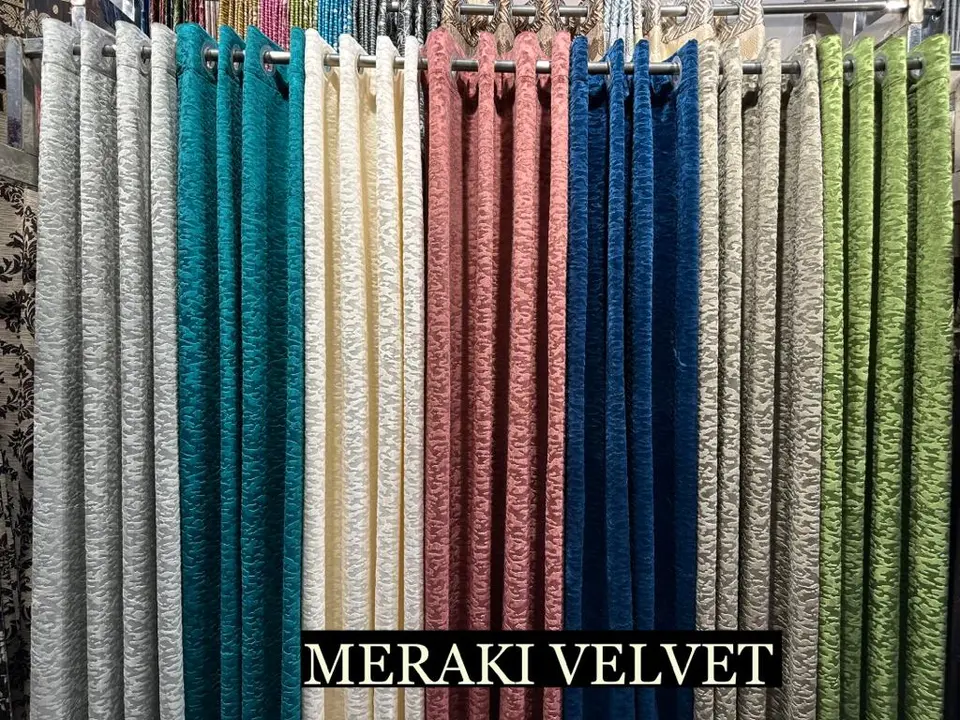 Meraki velvet curtains  uploaded by Makkar furnishing on 6/14/2023
