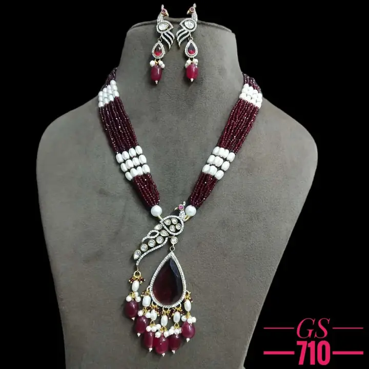 Ad daimand nacklace set  uploaded by Sb designs on 6/14/2023