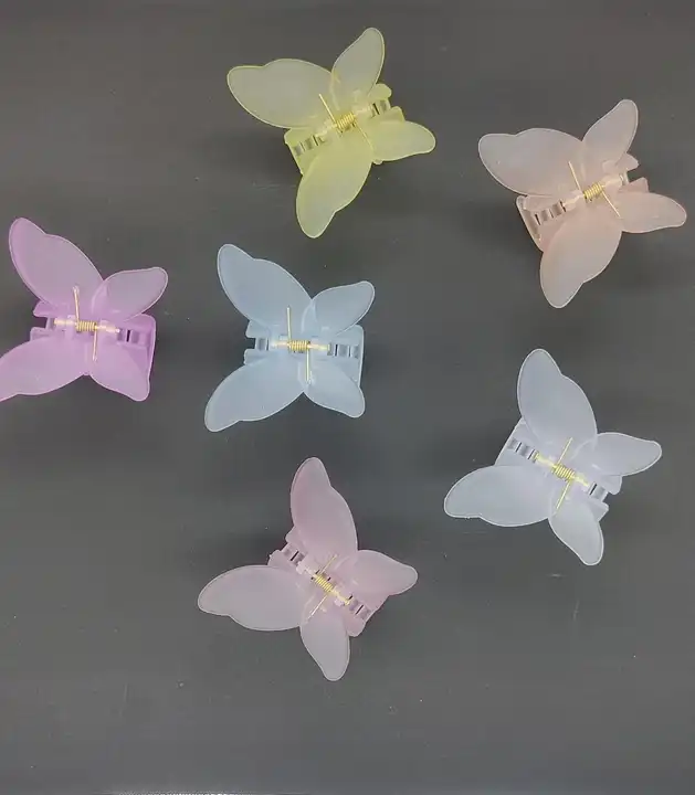 Matt finish butterfly clips uploaded by Sb designs on 5/28/2024