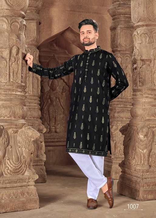 Men's kurta payjama uploaded by Jay Manudada Fabrics on 6/14/2023