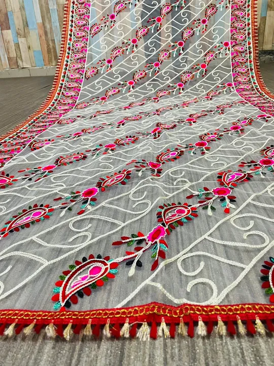 Net Embroidery Multicolor Women Dupatta  uploaded by Miss Lady Fashion on 6/14/2023