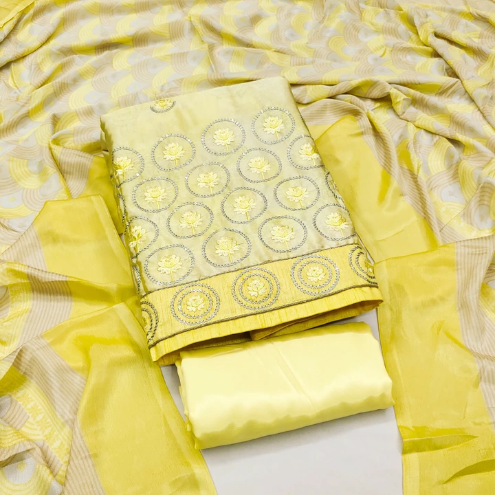 Silk Dress Material  uploaded by Shree Hari Exports on 6/14/2023