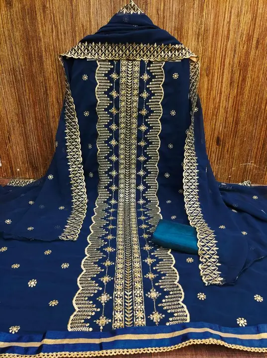Georgette Dress Material  uploaded by Shree Hari Exports on 6/14/2023