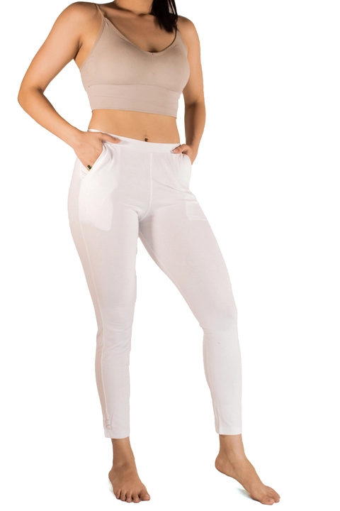 White cotton kurti pants for women uploaded by Prince Enterprises on 6/14/2023