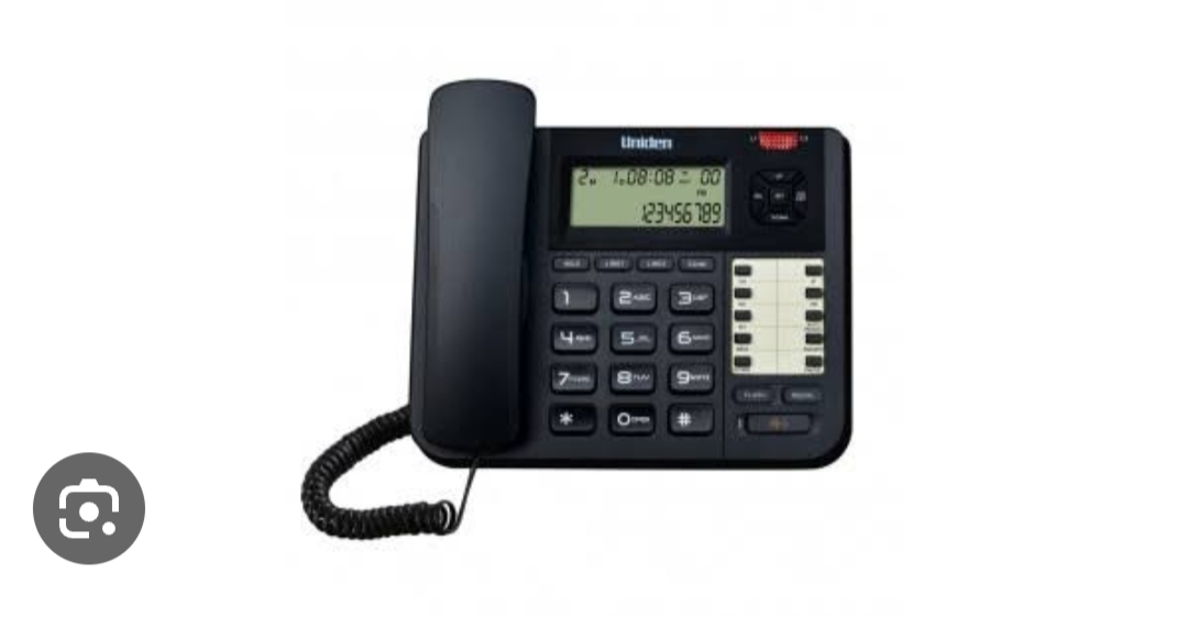 Black Uniden AT 8502 2 Line Landline Speaker Phone, For Office uploaded by Shaksham Inc. on 6/14/2023
