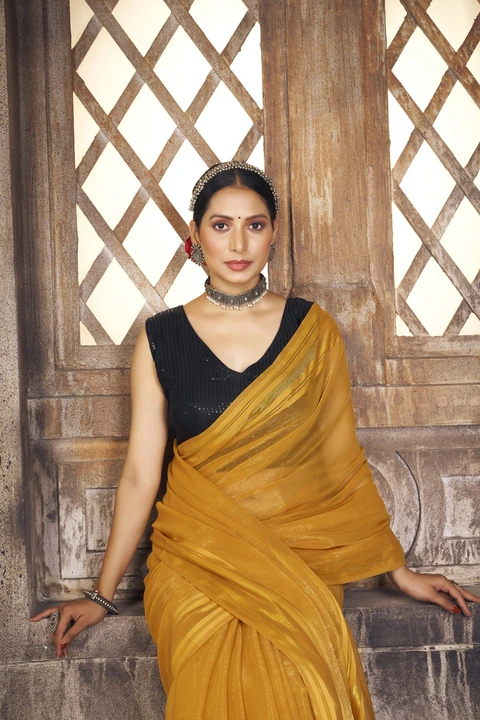 Soft Silk Bollywood Plain Saree For Women uploaded by Elora Fashion(Brand Name) on 6/14/2023